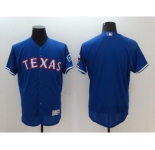 Men Texas Rangers Blank Majestic Blue Flexbase Authentic Collection Team Jersey