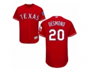 Men's Majestic Texas Rangers #20 Ian Desmond Red Flexbase Authentic Collection MLB Jersey
