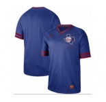 Men's Nike Rangers Blank Royal Cooperstown Collection Stitched Baseball Jersey