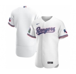 Men's Nike Texas Rangers 2020 White Home Authentic Team Baseball Jersey