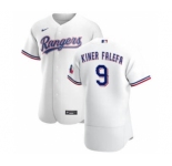 Men's Nike Texas Rangers #9 Isiah Kiner-Falefa White Home 2020 Authentic Player Baseball Jersey