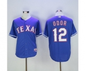 Men's Texas Rangers #12 Rougned Odor Majestic Blue Player Authentic Jersey