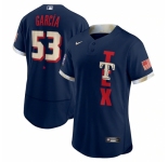 Men's Texas Rangers #53 Adolis García Nike Navy 2021 MLB All-Star Authentic Player Jersey