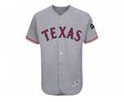 Men's Texas Rangers Blank Grey Stitched 2016 Fashion Stars & Stripes Flex Base Baseball Jersey