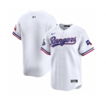 Men's Texas Rangers Blank White 2023 World Series Champions Stitched Baseball Jersey