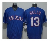 Texas Rangers #13 Joey Gallo Blue New Cool Base Stitched Baseball Jersey
