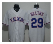 Texas Rangers #29 Adrian Beltre White New Cool Base Stitched Baseball Jersey