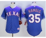 Texas Rangers #35 Cole Hamels Blue Cool Base Stitched Baseball Jersey[Hamels]