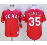 Texas Rangers #35 Cole Hamels red Cool Base Stitched Baseball Jersey[Hamels]
