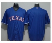 Texas Rangers Blank Blue New Cool Base Stitched Baseball Jersey