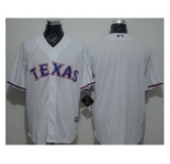 Texas Rangers Blank White New Cool Base Stitched Baseball Jersey
