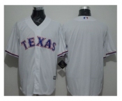 Texas Rangers Blank White New Cool Base Stitched Baseball Jersey