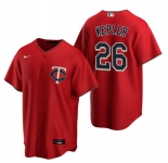 Men's Minnesota Twins #26 Max Kepler Red Cool Base Stitched Jersey