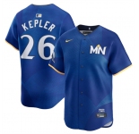 Men's Minnesota Twins #26 Max Kepler Royal 2024 City Connect Limited Stitched Baseball Jersey