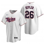 Men's Minnesota Twins #26 Max Kepler White Cool Base Stitched Jersey