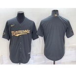 Men's Minnesota Twins Blank Grey 2022 All Star Stitched Cool Base Nike Jersey