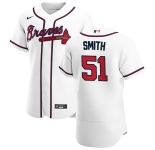 Atlanta Braves #51 Will Smith Men's Nike White Home 2020 Authentic Player MLB Jersey