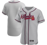 Atlanta Braves Men's Nike Gray Road 2020 Authentic Official MLB Team Jersey