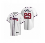 Men's Atlanta Braves #29 John Smoltz Nike White 2020 Replica Home Jersey