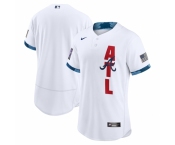 Men's Atlanta Braves Blank Nike White 2021 MLB All-Star Authentic Jersey