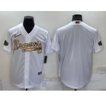 Men's Atlanta Braves Blank White 2022 All Star Stitched Cool Base Nike Jersey