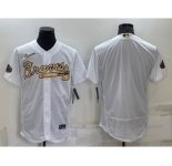 Men's Atlanta Braves Blank White 2022 All Star Stitched Flex Base Nike Jersey