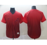 Men's Nike Atlanta Braves BLank Red Drift Fashion MLB Jersey