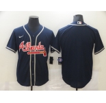 Nike Atlanta Braves Blank Dark Blue 2020 Cool Base Baseball Jersey