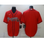Nike Atlanta Braves Blank Red Cool 2020 Base Baseball Jersey