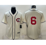 Men's Chicago Cubs #14 Carl Edwards Jr 2022 Cream Field of Dreams Cool Base Stitched Baseball Jersey