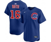 Men's Chicago Cubs #16 Matthew Boyd Royal Limited Stitched Baseball Jersey