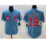 Men's Chicago Cubs #18 Shōta Imanaga Blue 2025 Tokyo Series 2nd Alternate Limited Stitched Baseball Jersey