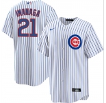 Men's Chicago Cubs #21 Shōta Imanaga White Cool Base Stitched Baseball Jersey