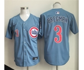 Men's Chicago Cubs #3 Alex Bregman Blue 2026 Limited Stitched Baseball Jersey