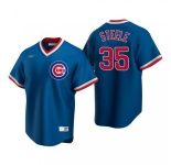 Men's Chicago Cubs #35 Justin Steele Nike Royal Pullover Cooperstown Jersey