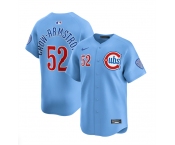 Men's Chicago Cubs #52 Pete Crow-Armstrong 2024-25 Blue 2nd Alternate Limited Stitched Baseball Jersey