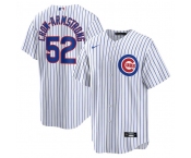Men's Chicago Cubs #52 Pete Crow-Armstrong White 2024 Cool Base Stitched Baseball Jersey