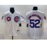 Men's Chicago Cubs #52 Pete Crow-Armstrong White 2025 Tokyo Series Limited Stitched Baseball Jersey
