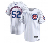 Men's Chicago Cubs #52 Pete Crow-Armstrong White Home Limited Stitched Baseball Jersey