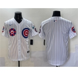 Men's Chicago Cubs Blank White 2025 Tokyo Series Limited Stitched Baseball Jersey