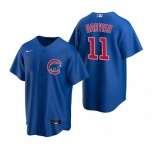Men's Nike Chicago Cubs #11 Yu Darvish Royal Alternate Stitched Baseball Jersey