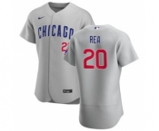 Men's Nike Chicago Cubs #20 Colin Rea Gray Road 2020 Authentic Team Baseball Jersey