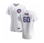 Men's Nike Chicago Cubs #60 Jason Adam White Home 2020 Authentic Player Baseball Jersey