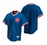 Men's Nike Chicago Cubs Blank Royal Cooperstown Collection Road Stitched Baseball Jersey