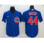 Nike Men's Chicago Cubs #44 Anthony Rizzo Replica Royal Blue Alternate Cool Base Baseball Jersey