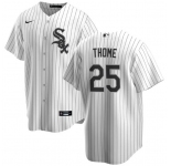 Men's Chicago White Sox #25 Jim Thome White Cool Base Stitched Baseball Jersey