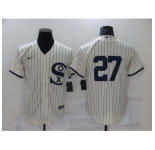 Men's Chicago White Sox #27 Lucas Giolito Cream Game 2021 Field of Dreams Jersey