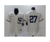 Men's Chicago White Sox #27 Lucas Giolito Cream Game 2021 Field of Dreams Jersey