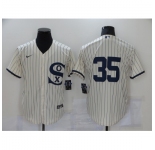 Men's Chicago White Sox #35 Frank Thomas Cream 2021 Field of Dreams Jersey