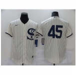Men's Chicago White Sox #45 Michael Jordan Cream Elite 2021 Field of Dreams Jersey